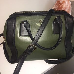 Kate Spade Leather Crossbody - Army green